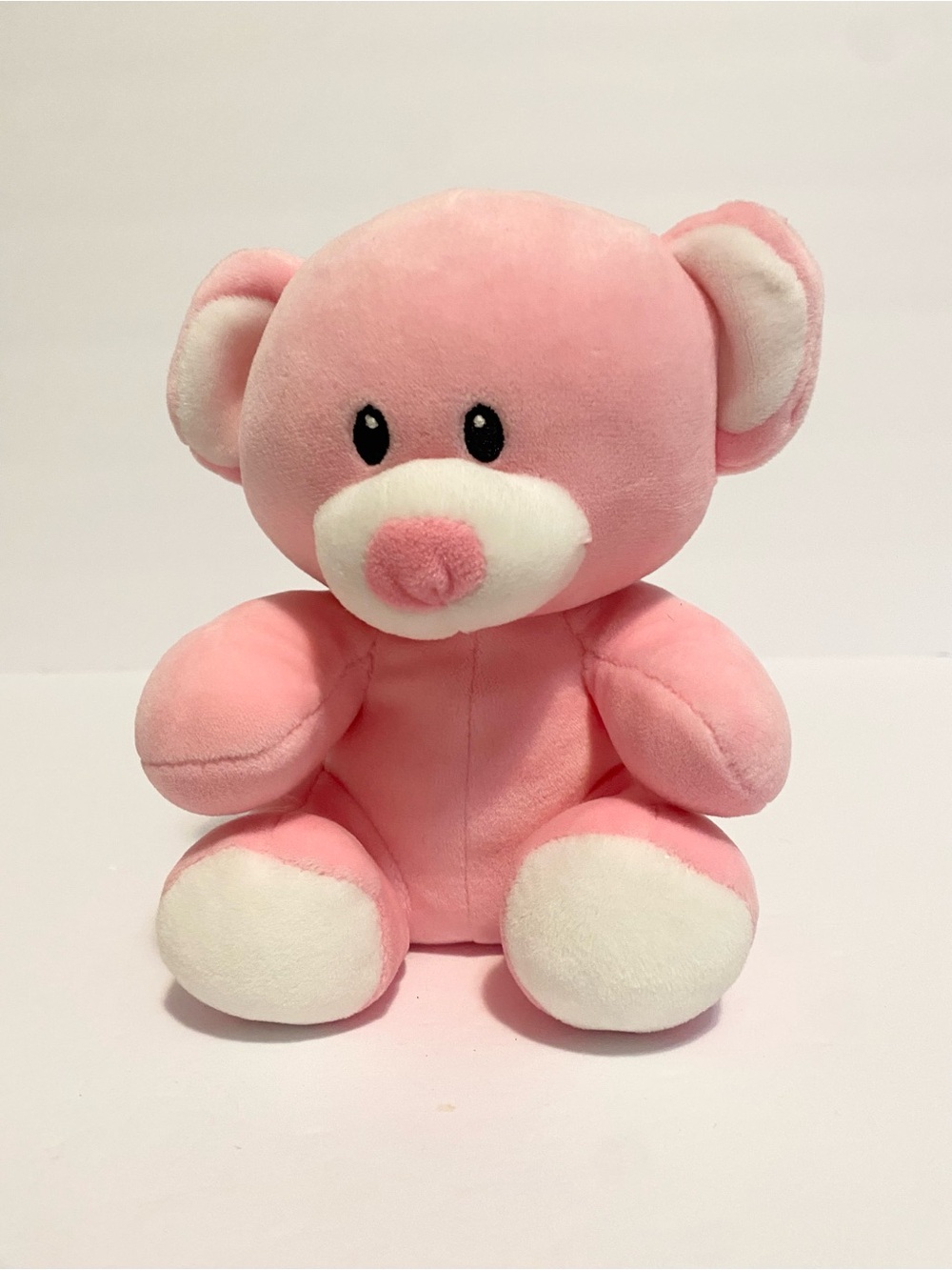 TY Baby Princess Pink Bear 6" Plush Lovey Girl Soft Touch Cuddle Toy Small